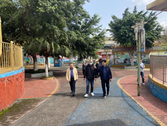 市奥体中心开展五一节前安全检查